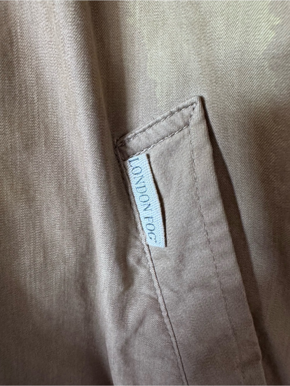 Vintage! London Fog Casual Zip Khaki Jacket with Removable Quited Liner - Picture 6 of 13